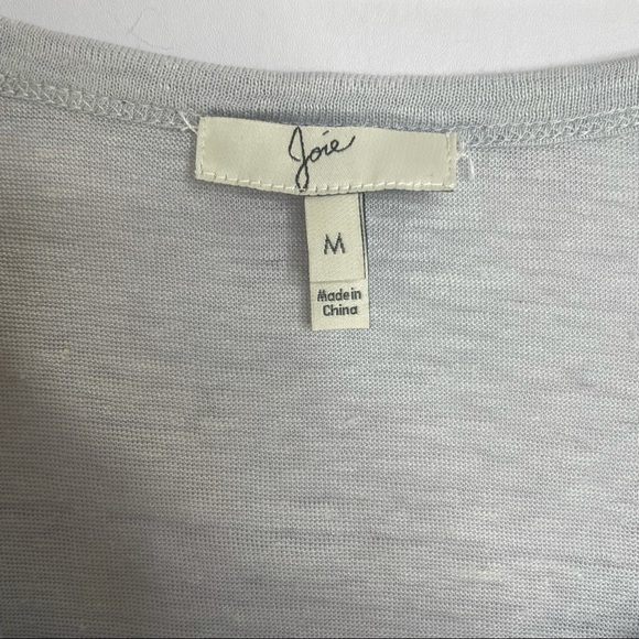 JOIE Maddie Slub Linen T-Shirt - Size Medium - Picture 6 of 11